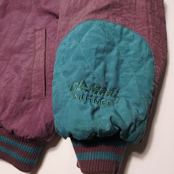 Vintage Anaheim Mighty Ducks Jacket Nutmeg Campri Puffer 90's NHL Men’s Large - Picture 9 of 11